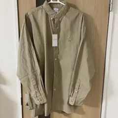 新品　 coen 刺繍入りベージュシャツ X-LARGE