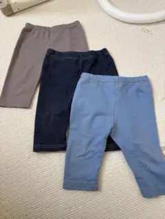 パンツ　ベビー　7分丈　90 3枚セット