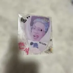 TREASURE ヒョンソク ミニ顔ハメうちわ ハンドメイド