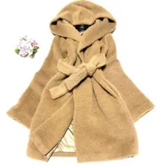 ★未使用級　マックスマーラ　マニュエラコート★テディベア　アルパカ❤︎モヘヤ　XL