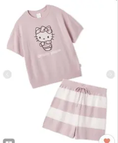 【新品】gelato pique スムーズィーセットアップ　キティ　ジェラピケ