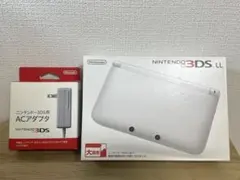 Nintendo 3DS LL ホワイト 本体 充電器付き 【ジャンク品】