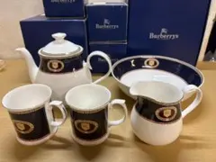 BURBERRY バーバリー ティーポット クリーマー ボウル マグ セット BURBERRY バーバリー ティーポット クリーマー ボウル マグ セット