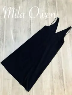 Mila Owen キャミワンピース 23AW ブラック サイズ1【ワンピのみ】