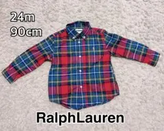 ★美品 ラルフローレン ポロシャツ サイズ90 24M 長袖 キッズ　おでかけ