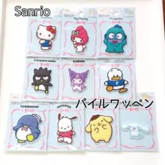 ダイソー　パイルワッペン 　10点セット　サンリオ