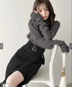 GRL 長袖ニットトップス