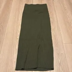 cocaリブ編みニットスカート