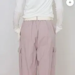 searoomlynn 2tuckナイロンボリュームパンツ M - メルカリ