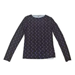 Marine Serre マリーンセル 長袖 Tシャツ ブラック Sサイズ- - メルカリ
