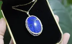 12月誕生石︎︎⟡ラピスラズリのワイヤージュエリーネックレス︎︎