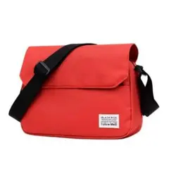 ショルダーバッグ メッセンジャーバッグ コンパクト 3way 赤