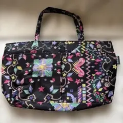 美品　付録　シンシアローリー　バッグインバッグ ジュエリー柄　ブラック　カラフルのサムネイル