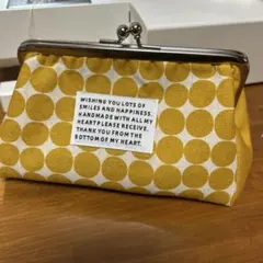 ハンドメイド　ガマ口ポーチのサムネイル