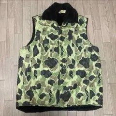 old gap Down camo Vest 迷彩柄 ダウン ベスト - メルカリ