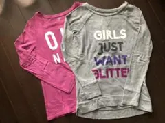 オールドネイビー　長袖Tシャツ２枚組　120〜130