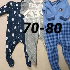 UNIQLO　フリースオールインワン　男の子　70cm-80cm
