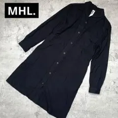 MHL. マーガレットハウエル シャツワンピース ロングワンピース ベルト