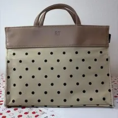 【美品】ROOTOTE（ルートート）バッグインバッグ トートバッグ ドット柄のサムネイル