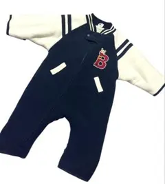 厚手　フリースロンパース　50〜70cm