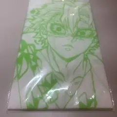 キャラクタータオル・ハンカチ ホワイトグリーン