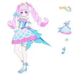アイプリバース コーデ マーメイドグランプリピンク