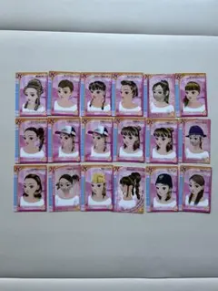 オシャレ魔女ラブandベリー　ヘア&メイクアップカード　18枚セット