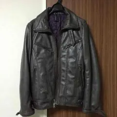 【おまけ付】キルデリク フェイクレザーライダースジャケット