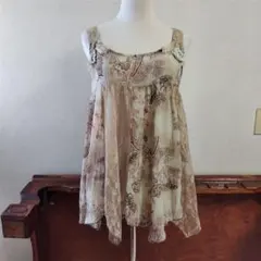 平成レトロ　平成ギャル　姫系　y2k　レース　アシンメトリー　チュニック