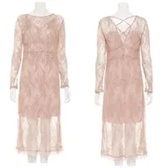 snidel スナイデル レースワンピース ペチコート付き