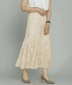 ナノユニバース　レース　マーメイドスカート