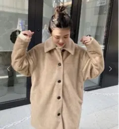 JEANASIS ファーステンカラーコート