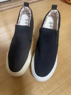 訳あり！インヒール　スリッポン 脚長スニーカー　23.5cm