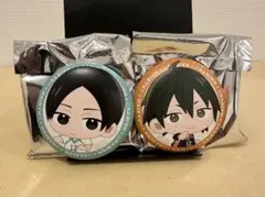 ハイキュー!! タイトーくじ Ｆ賞ふわふわ缶バッジ　山口忠 国見英2点セット