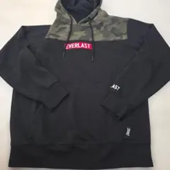 EVERLAST パーカー カモフラ ブラック Mサイズ未使用