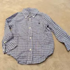 Ralph Lauren チェック柄 長袖シャツ 3T