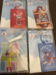 セガ ラッキーくじ おさるのジョージ F賞 ラゲッジタグ　4個セット