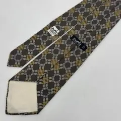 【極美品✨】 エルメス ネクタイ 総柄 大剣細身 SILK 100%