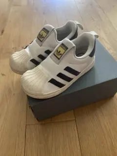 KIDSアディダス スーパースター ホワイト ブラック