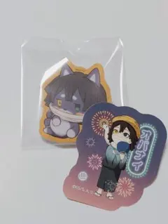 【オマケ付】鬼滅の刃　アニマルクッキーバッジ　伊黒小芭内