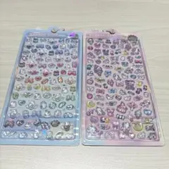 ボンボンドロップシール　ミニ　なないろ　ゆめかわ　ユニコーン　うさぎ