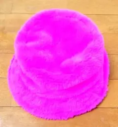 500円引きセール！✨新品未使用✨ピンク ファーバケットハット♪
