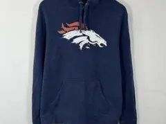 Denver Broncos パーカー ネイビー 裏起毛パーカー