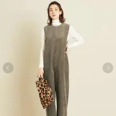 オーバーオール　BY∴ コーデュロイ　ワイド　オールインワン ウォッシャブル