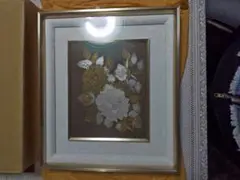 彫金画 岡部昭 工芸品 額縁 - メルカリ