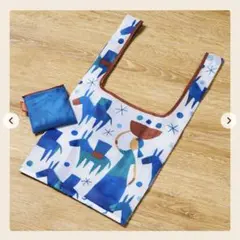 カルディー　KALDI エコバッグ　2026 ブルー