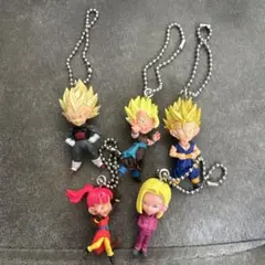 ドラゴンボール UDMガチャ　キーホルダー 5体セット