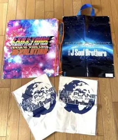 三代目JSB EXILE TRIBE ビニールバッグ エコバッグ 4点セット