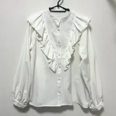 RETRO GIRL 長袖ブラウス ホワイト F