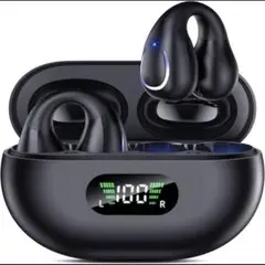 ワイヤレスイヤホン Bluetooth イヤホン イヤーカフ構造 自動